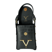 Carica l'immagine nel visualizzatore di Gallery, borsa nera vera pelle Versace