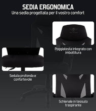 Carica l'immagine nel visualizzatore di Gallery, sedia-gaming