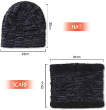 Carica l'immagine nel visualizzatore di Gallery, cappello-scaldacollo-blu