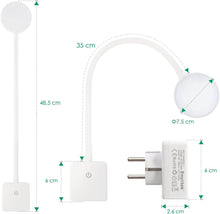 Carica l'immagine nel visualizzatore di Gallery, lampada-presa-led