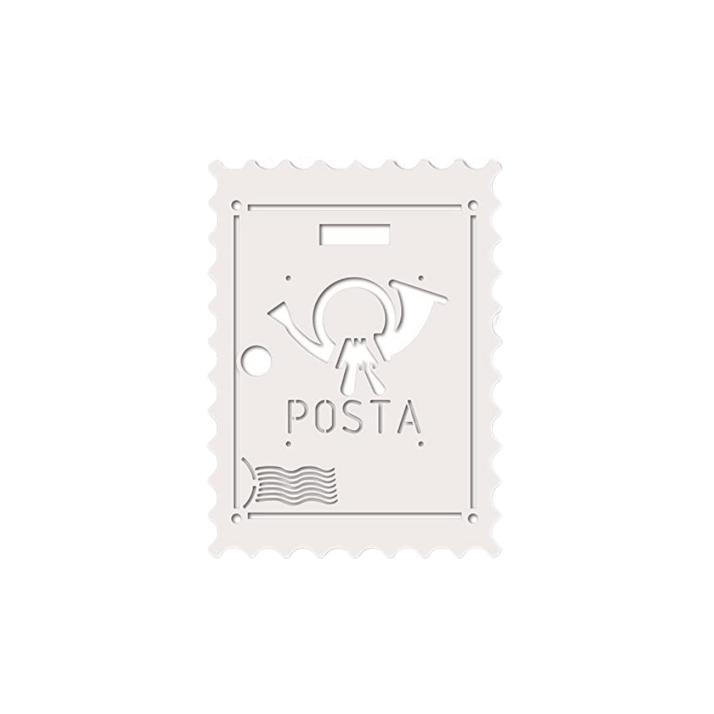 Frontale Intercambiabile Per Cassetta Postale MIA - Design Albero Di Natale - Verde - Foto 4