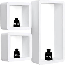 Carica l'immagine nel visualizzatore di Gallery, mensole-bianche-parete