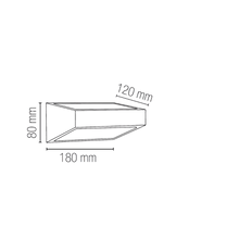Carica l&#39;immagine nel visualizzatore di Gallery, Intec Lampadario da Giardino Mercury LED 6W 3000K 630Lm Alluminio Bianco
