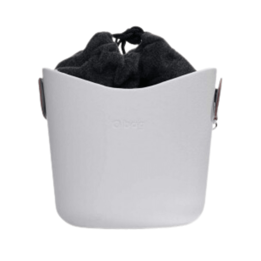 Tasca Interna Con Cerniera Per Borsa Obag - Inserti In Tela Resistente Impermeabile, Colore Nero - 2