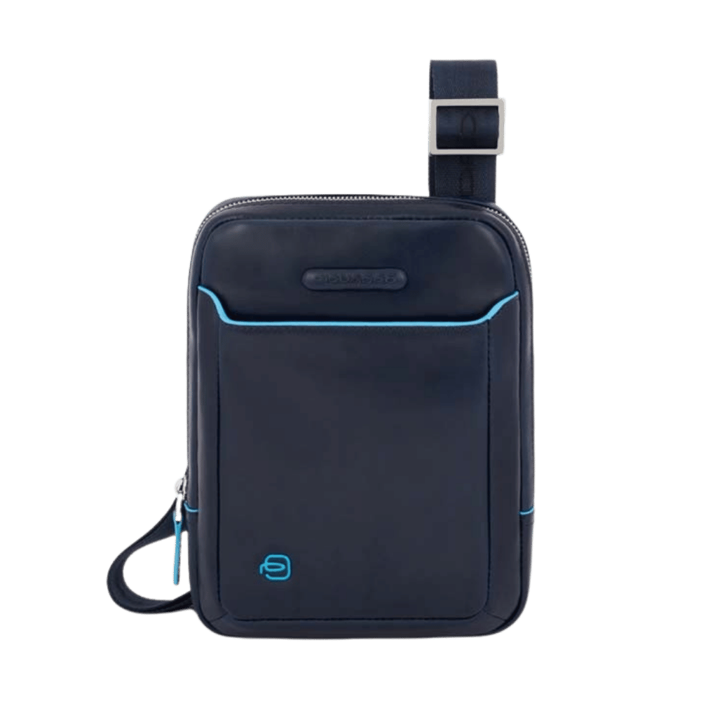 Borsello Piquadro Porta Ipadmini - P16 Blue Square in Pelle