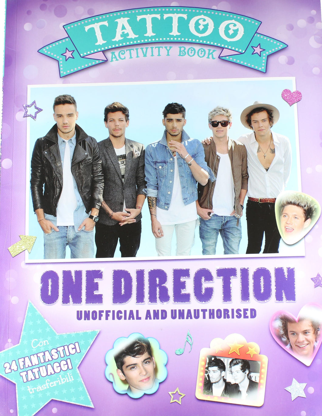 Libro activity book One Direction tattoo