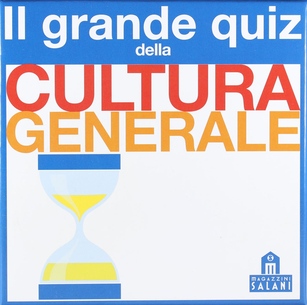 Carte Grande quiz della cultura generale - Magazzini Salani